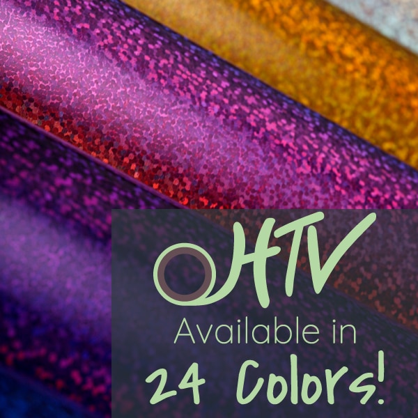 Rainbow Multi Soft Metallic Heat Transfer Vinyl (HTV)