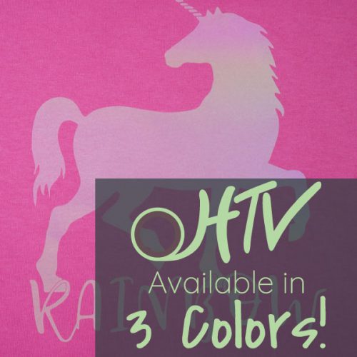 The store image for Reflective Sheets - it shows a unicorn and advertises there are 3 colors of Reflective Sheets