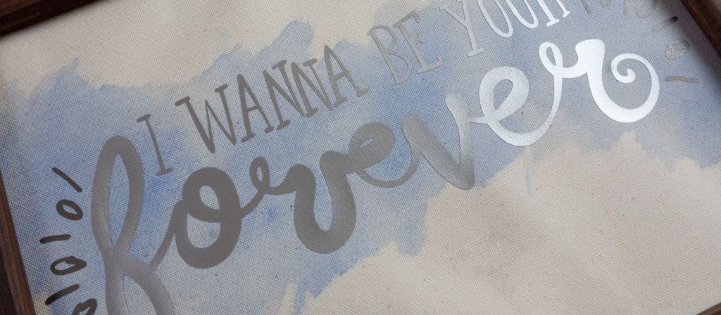 The banner image for the blog post Making a HTV Reverse Canvas with a Watercolor Flair