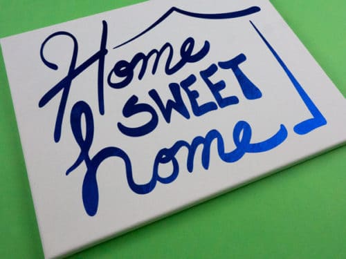 The Home Sweet Home cut file made using Textured SpecialtyPSV™