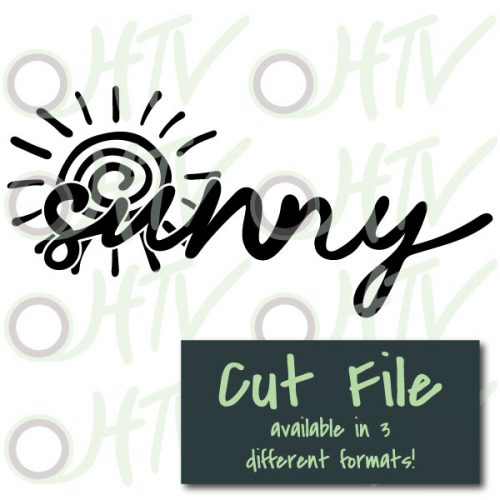 The store image for the Sun Kissed cut file- this cut file is available in PNG, SVG, and Studio3 formats