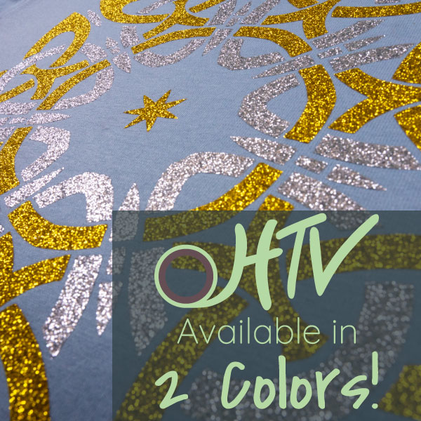 Glitter Heat Transfer Vinyl - GlitterFlex™ Ultra - Creative Craft Vinyl