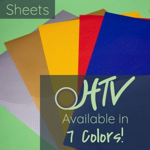 The store image for FashionFlex® Perf Sheets - it shows a bunch of sheets and advertises there are 7 colors of FashionFlex® Perf Sheets