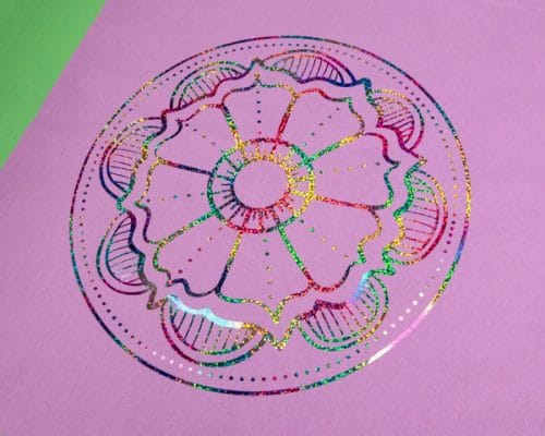 The Flower Mandala cut file in Round Multi DecoSparkle®